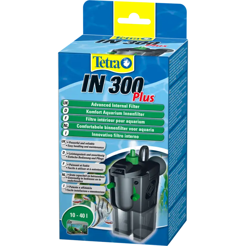 TETRA - IN 300 Plus - Binnenfilter voor aquaria van 30 tot 300 liter