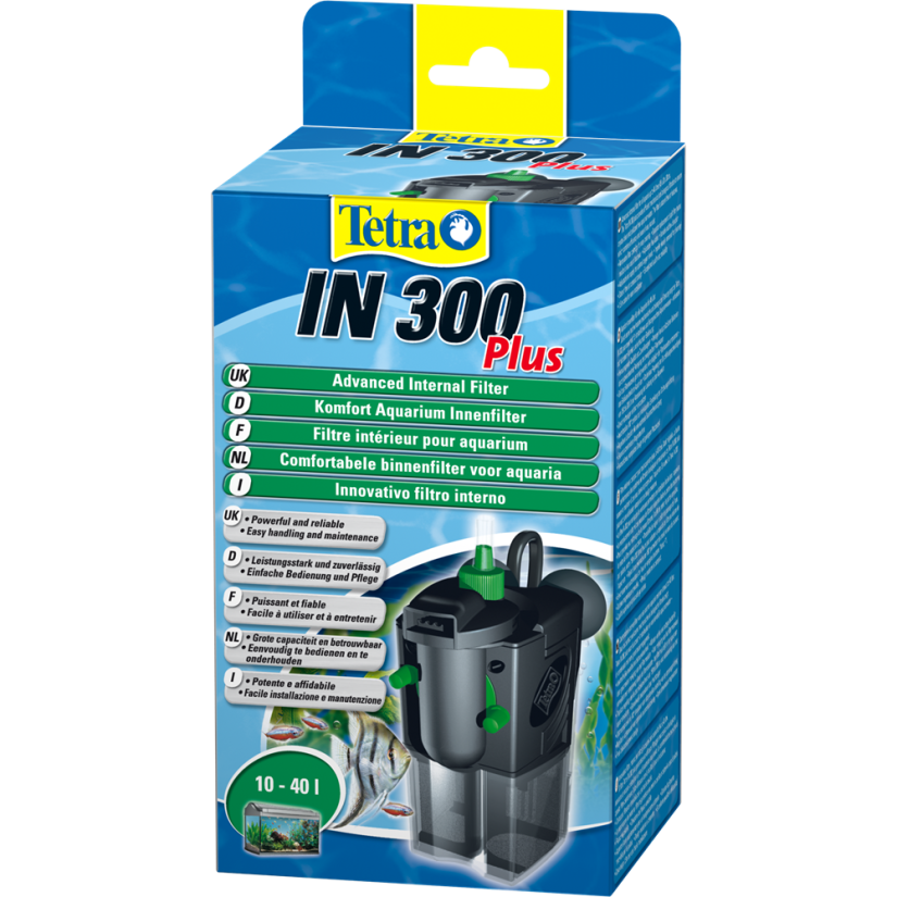 TETRA - IN 300 Plus - Internal filter for aquariums from 30 to 300 liters