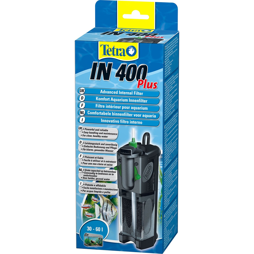 TETRA - IN 400 Plus - Binnenfilter voor aquaria tot 60 liter