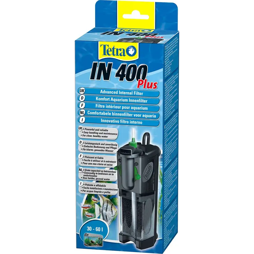 TETRA - IN 400 Plus - Filtro interno para acuarios de hasta 60 litros