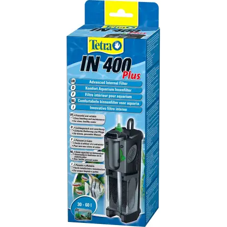 TETRA - IN 400 Plus - Filtro interno para acuarios de hasta 60 litros