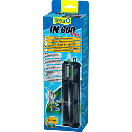 TETRA - IN 600 Plus - Filtre interne pour aquarium de jusqu'à 100 litres