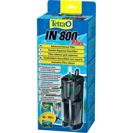 TETRA - IN 800 Plus - Binnenfilter voor aquaria tot 150 liter