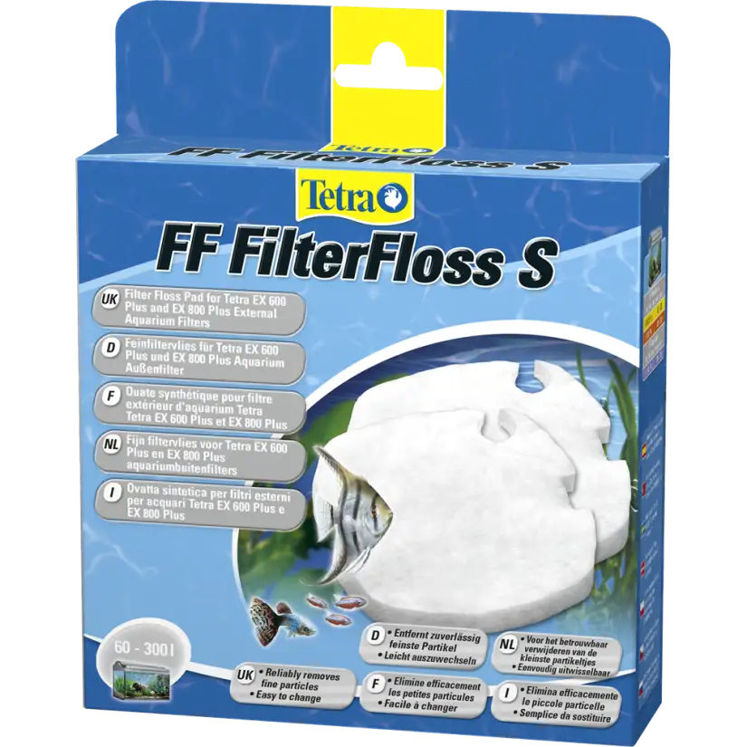 TETRA - FF FilterFloss S - Guata sintética para filtros tetra EX 600 y EX 700.