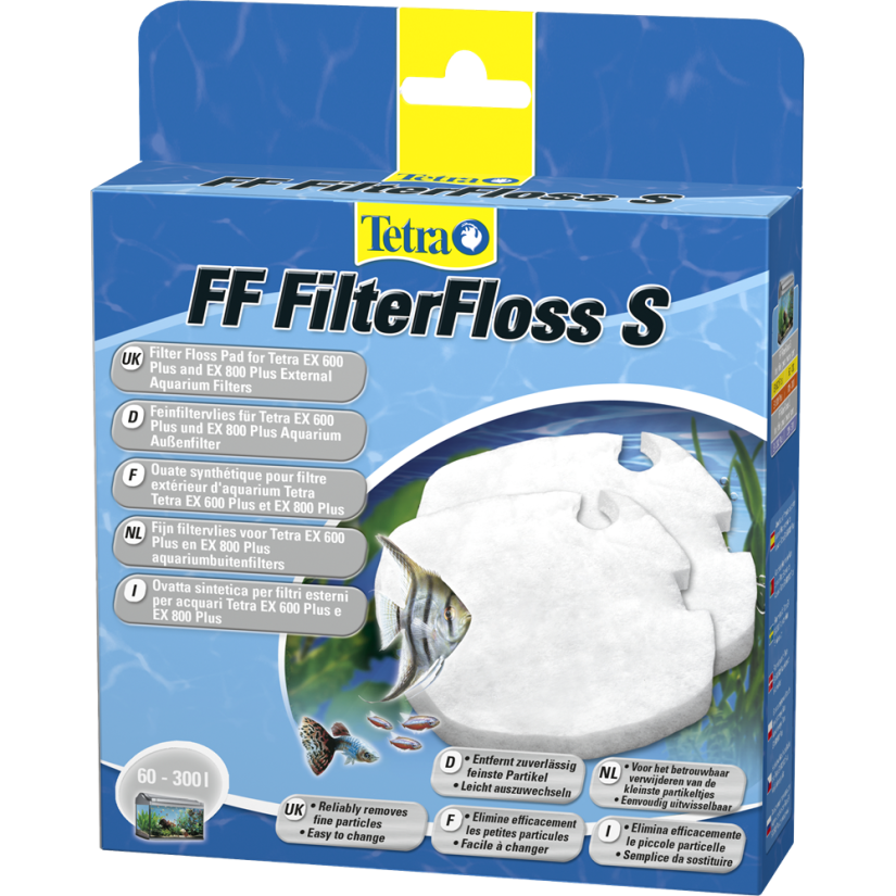 TETRA - FF FilterFloss S - Pasta sintética para filtros tetra EX 600 e EX 700.