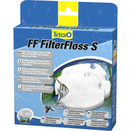 TETRA - FF FilterFloss S - Guata sintética para filtros tetra EX 600 y EX 700.