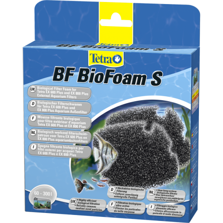 TETRA - BF BioFoam S - Biološka filtrirna pena za filtre Tetra EX 600 in EX 700.