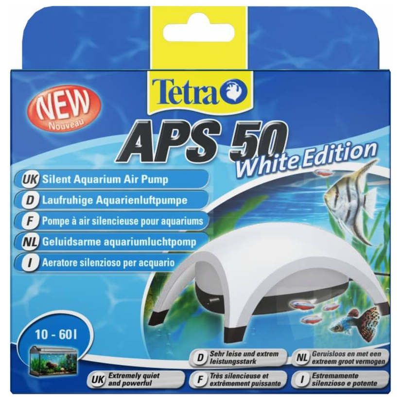 TETRA - APS 50 Bianco - Pompa ad aria per acquario 50 l/h