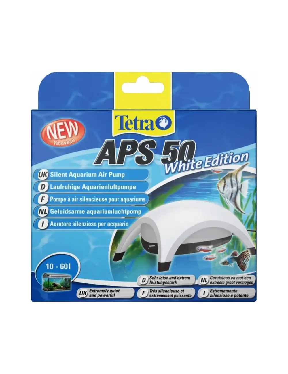 TETRA - APS 50 Blanco - Bomba de aire para acuario 50 l/h