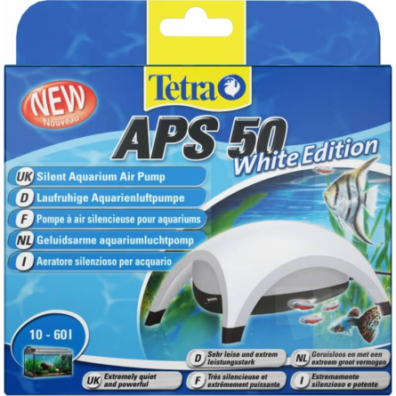 TETRA - APS 50 Bianco - Pompa ad aria per acquario 50 l/h