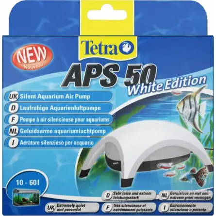 TETRA - APS 50 Blanche - Pompe à air pour aquarium 50 l/h