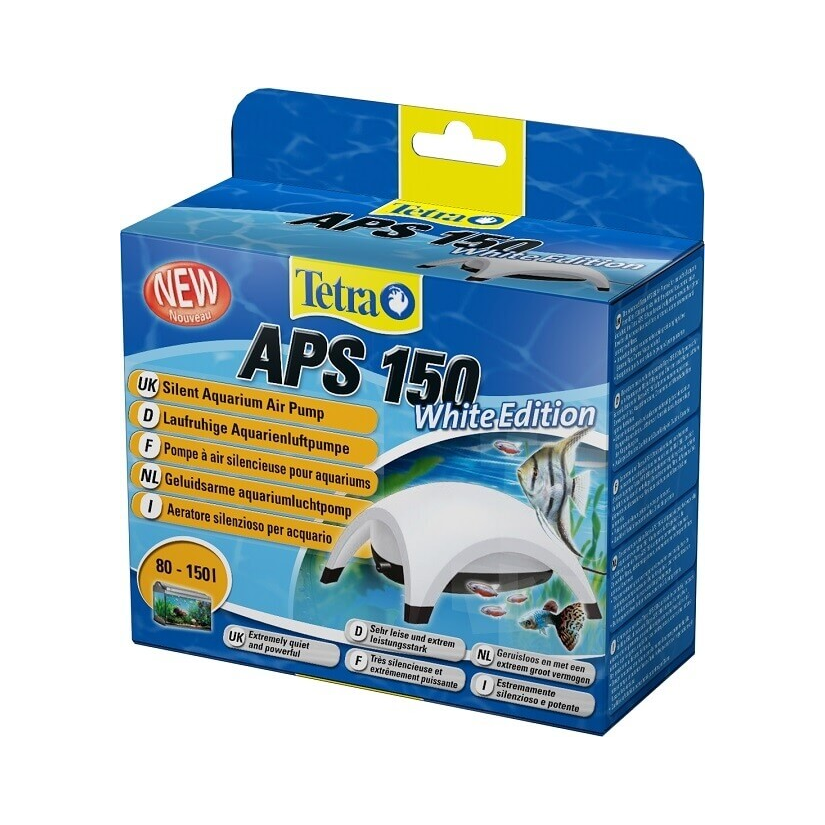 TETRA - APS 150 Bianco - Pompa ad aria per acquario 150 l/h