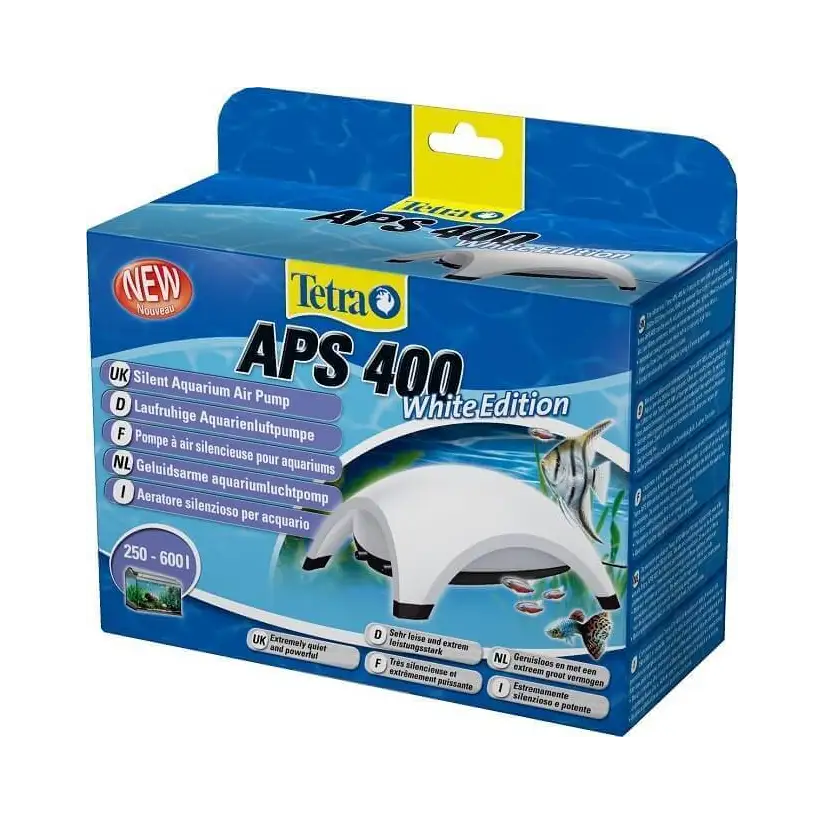 TETRA - APS 400 Bianco - Pompa ad aria per acquario 400 l/h