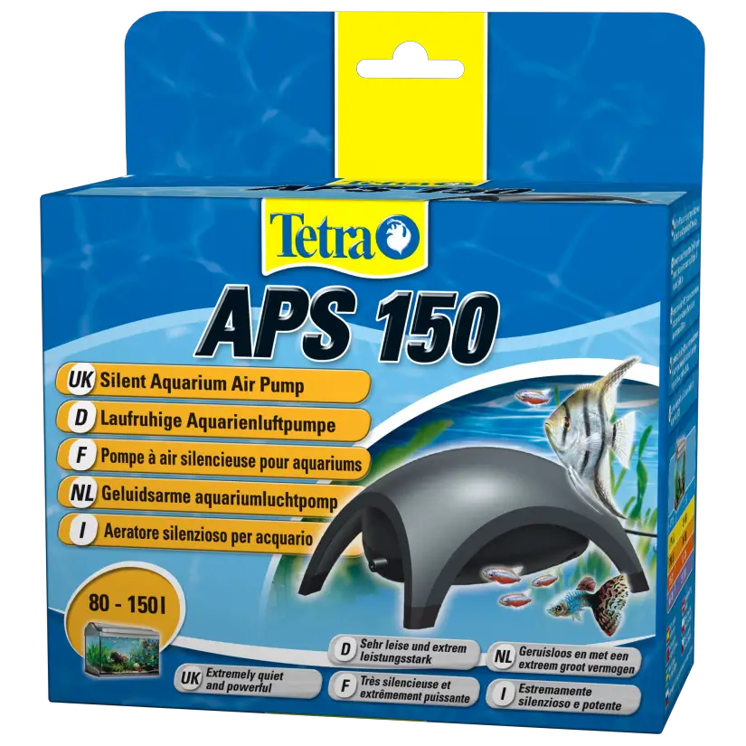 TETRA - APS 150 negro - Bomba de aire para acuarios 150 l/h