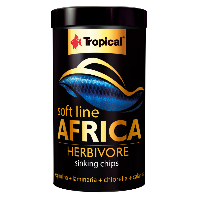 TROPICAL - Soft Line Herbivore M - 250ml - Chip food for herbivorous African fish