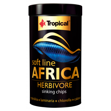 TROPICAL - Soft Line Herbivore M - 250ml - Cibo in scaglie per pesci africani erbivori