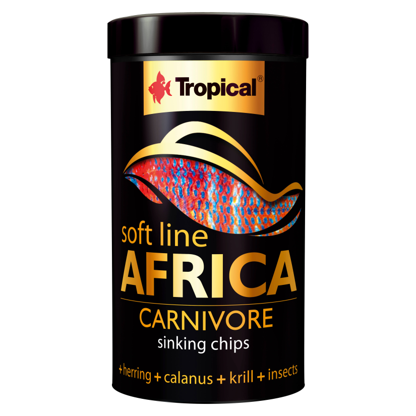 TROPICAL - Soft Line Africa Carnivore M - 250 ml - Chip hrana za afričke ribe mesožderke