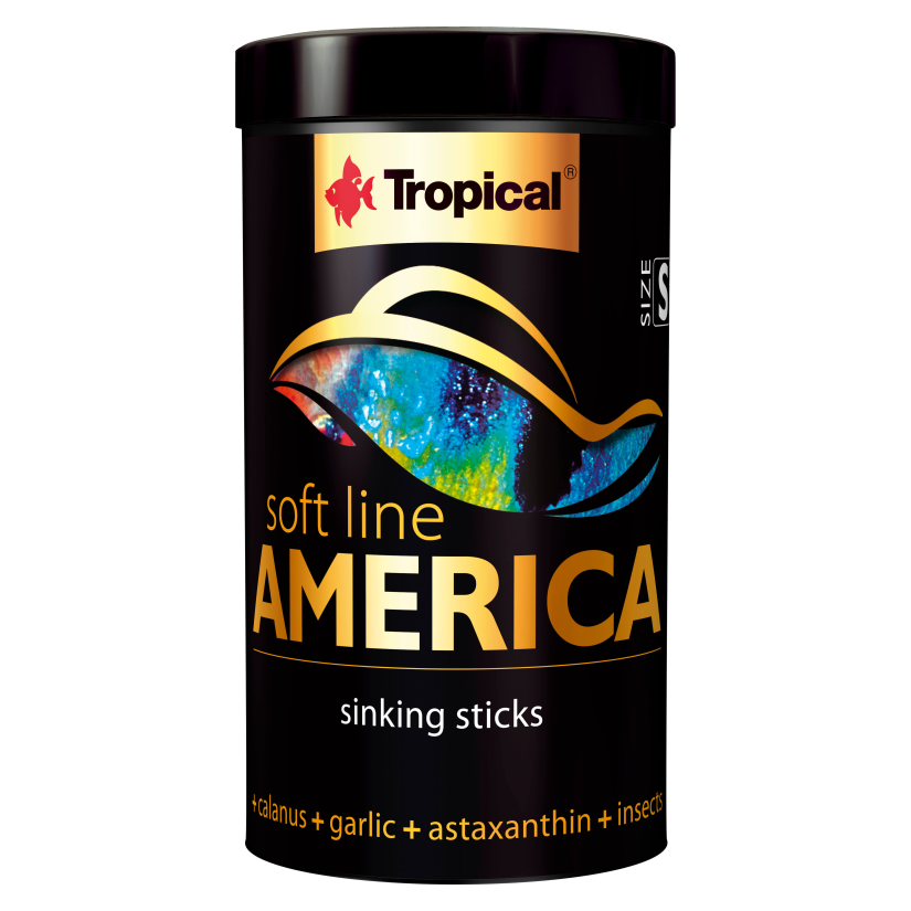 TROPICAL - Soft Line America S - 250ml - Alimento Baronet para peces americanos.