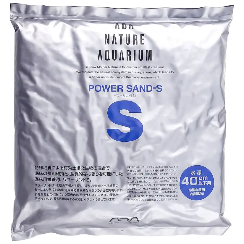 ADA - Power Sand Special S - 2l - Substrato di base per acquari con piante