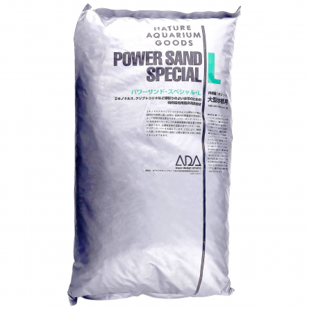 ADA – Power Sand Special L – 18 l – Unterlagesubstrat für bepflanzte Aquarien