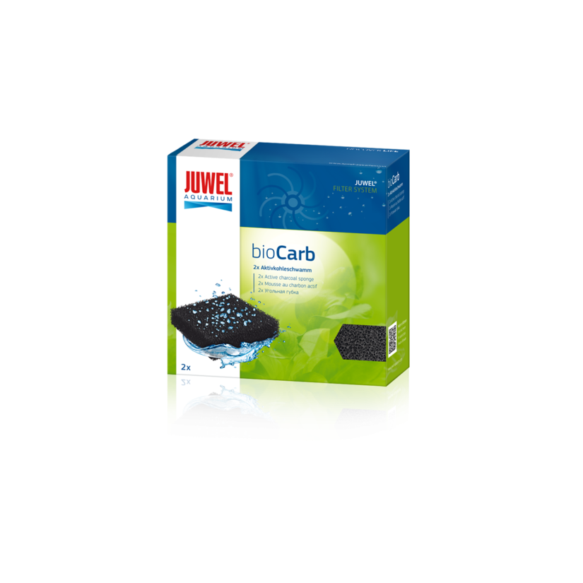 JUWEL - bioCarb S - 2 pcs - Carbon sponge for filter