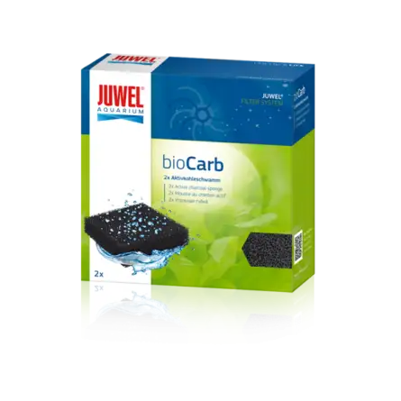 JUWEL - bioCarb S - 2 piezas - Esponja de carbón para filtro