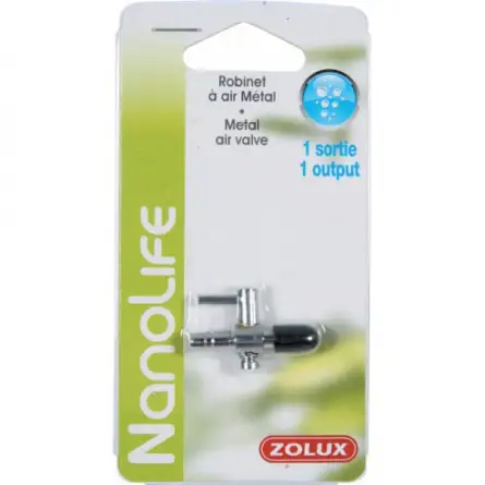 ZOLUX - Rubinetto in metallo per tubo da 4/6 mm