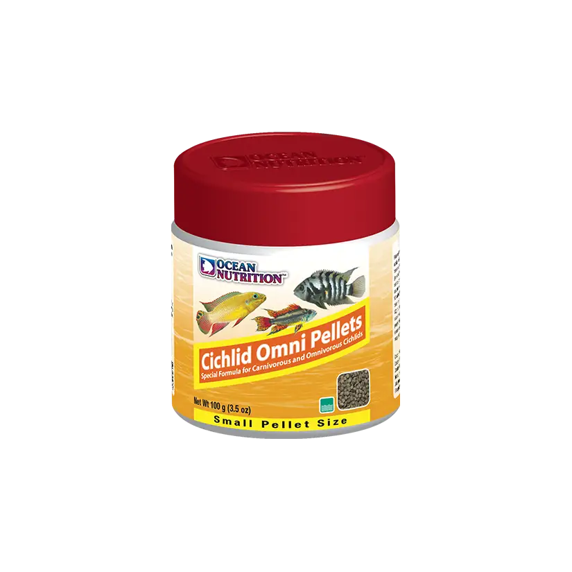 OCEAN NUTRITIONS – Cichlid Omni Pellets Small – 100 g – Futter für Allesfresser-Cichliden