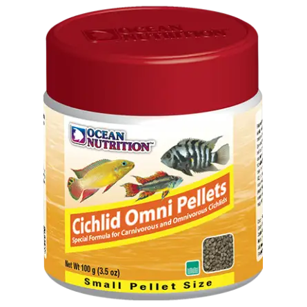 OCEAN NUTRITIONS – Cichlid Omni Pellets Small – 100 g – Futter für Allesfresser-Cichliden