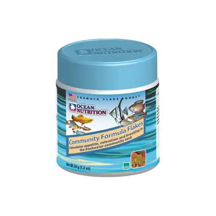 OCEAN NUTRITIONS - Community Formula Flakes - 34g - Alimento en escamas para peces