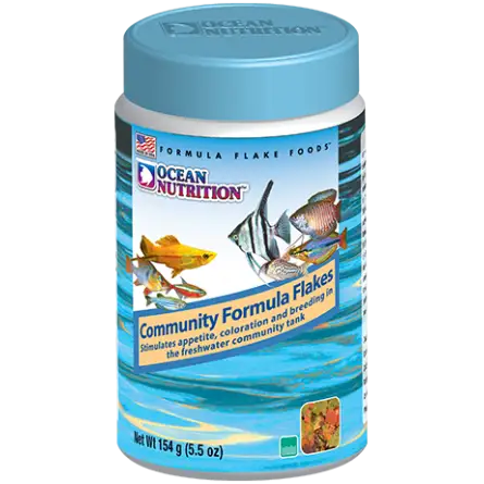 OCEAN NUTRITIONS - Fórmula Comunitária em Flocos - 156g - Comida em flocos para peixes