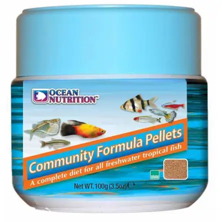 OCEAN NUTRITIONS - Community Formula Pellets - 100g - Alimento en pellets para peces