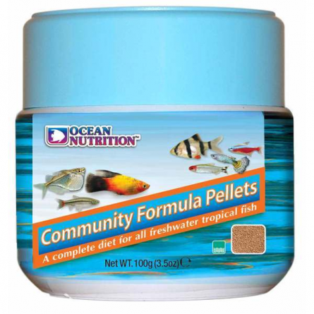 OCEAN NUTRITIONS - Community Formula Pellets - 100g - Gegranuleerd visvoer