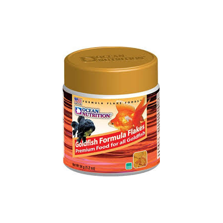 OCEAN NUTRITIONS - Goldfish Flakes - 34g - Alimento en escamas para peces dorados