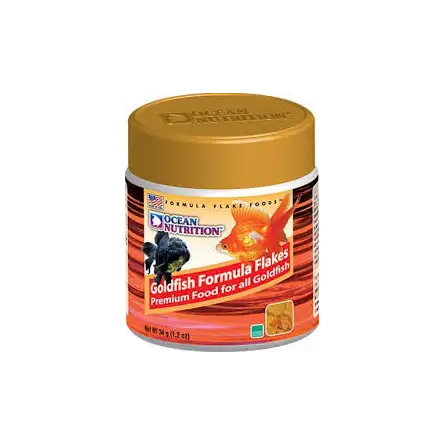 OCEAN NUTRITIONS - Goldfish Flakes - 34g - Alimento en escamas para peces dorados