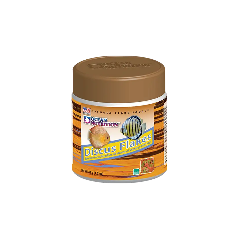 OCEAN NUTRITIONS - Discus Flakes - 34g - Alimento em flocos para Discus