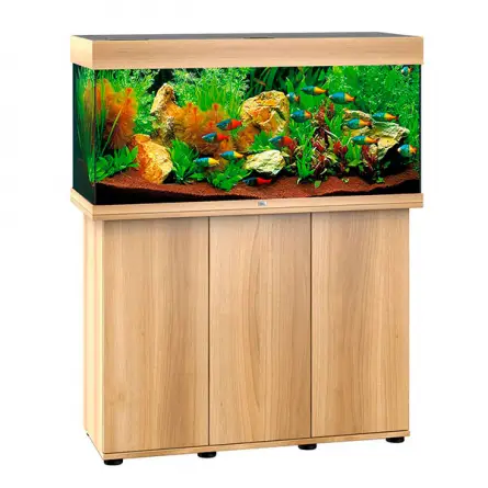 JUWEL - Rio 180 LED Light Oak - Voll ausgestattetes Aquarium - Kostenlose Lieferung