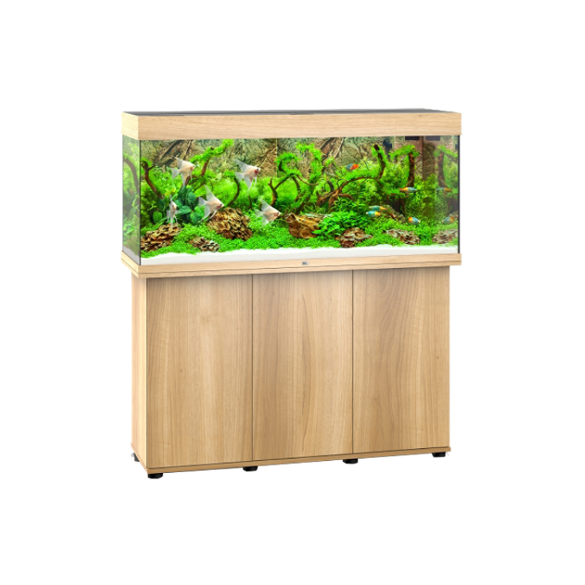 JUWEL - Rio 240 LED Light Oak - Voll ausgestattetes Aquarium - Kostenlose Lieferung