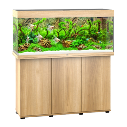 JUWEL - Rio 240 LED Light Oak - Voll ausgestattetes Aquarium - Kostenlose Lieferung