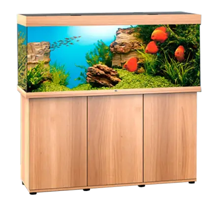 JUWEL - Rio 450 LED Light Oak - Voll ausgestattetes Aquarium - Kostenlose Lieferung