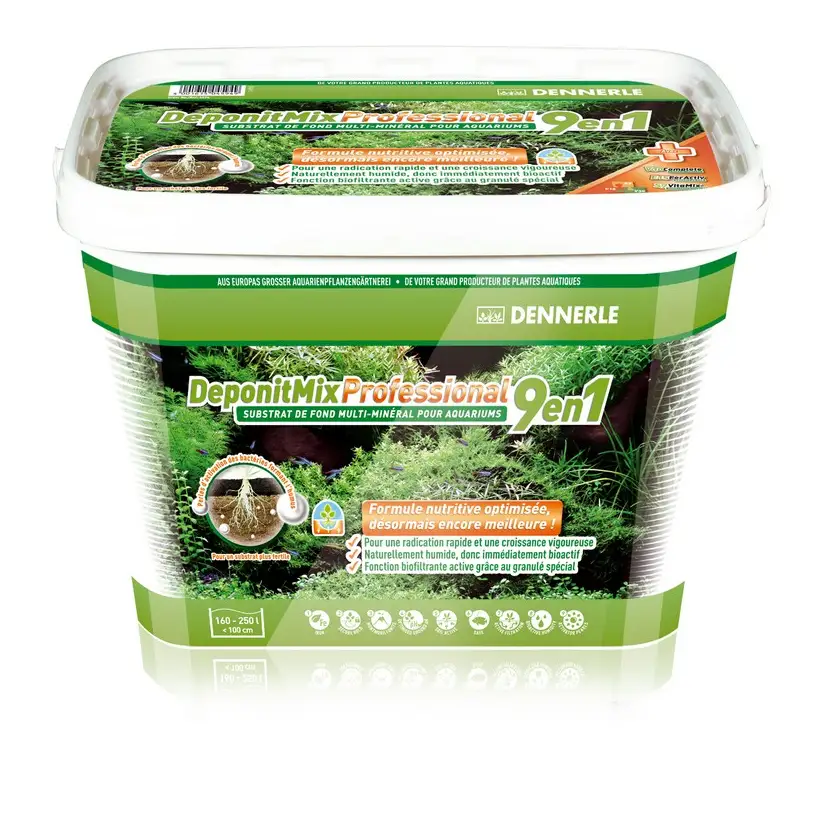 DENNERLE - DeponitMix Professional 9 in 1 - 4,8 kg - Duurzaam mineraal substraat