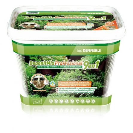 DENNERLE - DeponitMix Professional 9 in 1 - 4,8 kg - Duurzaam mineraal substraat