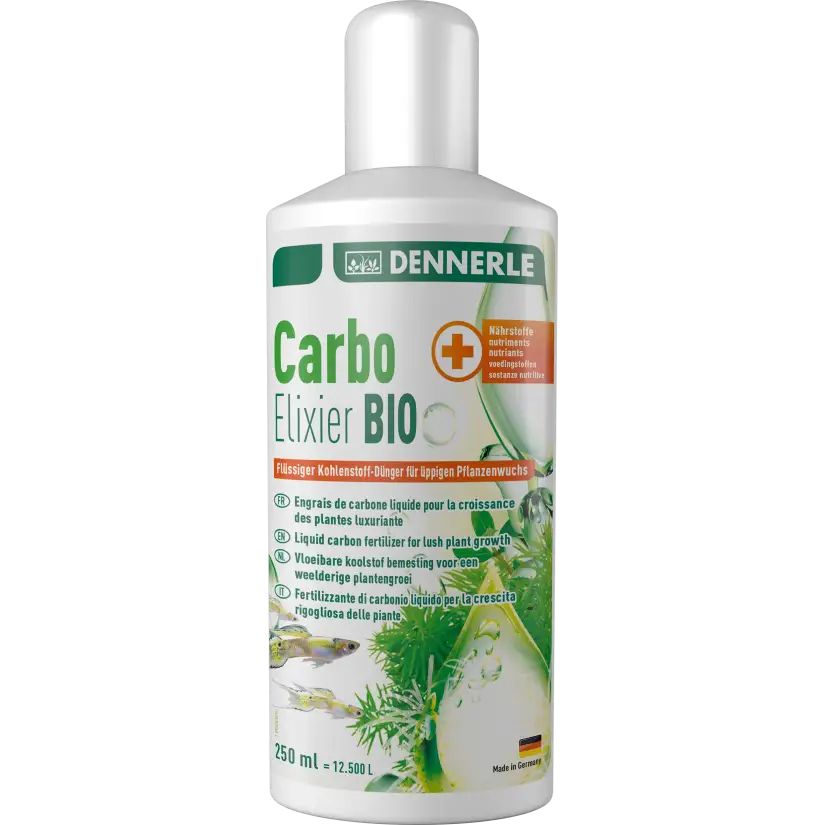 DENNERLE - Carbo Elixier Bio - 250ml - Fertilizante para plantas de aquário