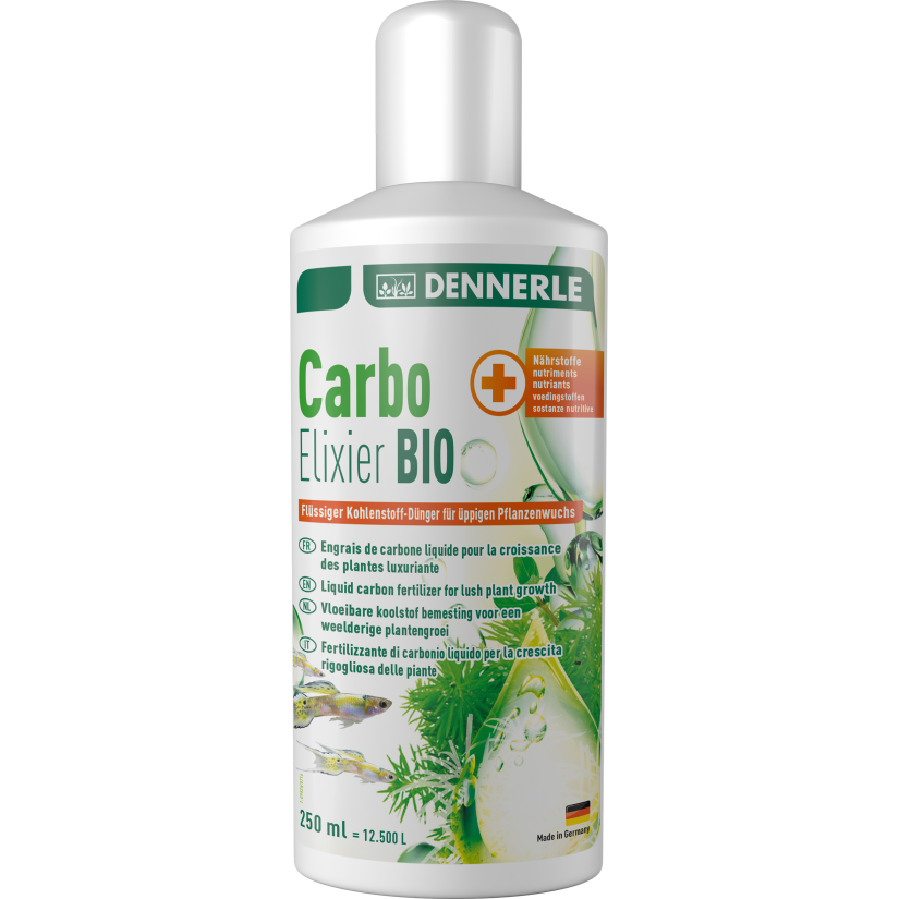 DENNERLE - Carbo Elixier Bio - 250ml - Fertilizzante per piante d'acquario