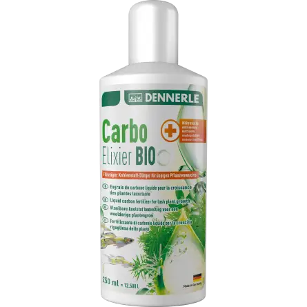 DENNERLE - Carbo Elixier Bio - 250ml - Fertilizante para plantas de aquário