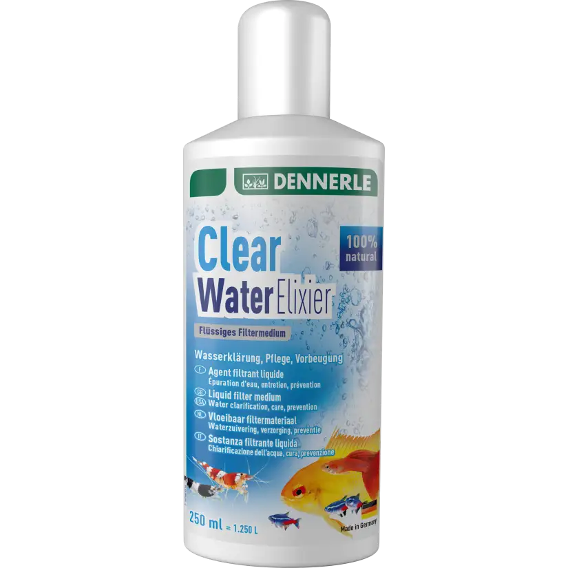 DENNERLE – Clear Water Elixier – 250 ml – Wasseraufbereiter und -klärer