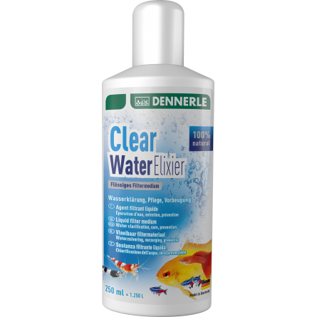 DENNERLE – Clear Water Elixier – 250 ml – Wasseraufbereiter und -klärer