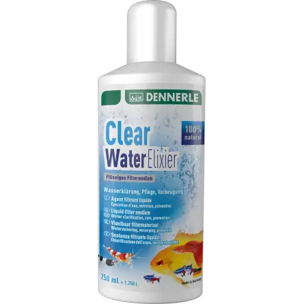 DENNERLE – Clear Water Elixier – 250 ml – Wasseraufbereiter und -klärer