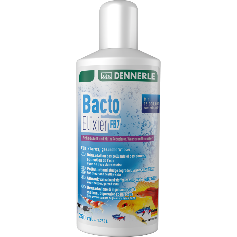 DENNERLE - Bacto Elixier - 250ml - Bactérias de filtração