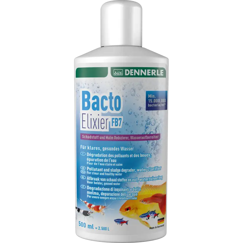 DENNERLE - Bacto Elixier - 500ml - Bactérias de filtração